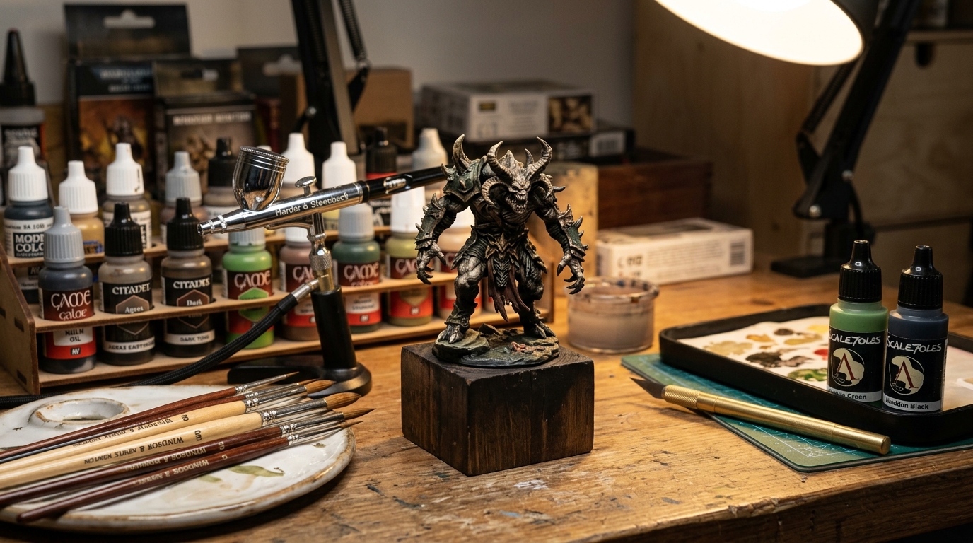Maker Workshop Postprocessing for 3D Sculptures: Sanding, Filler Primers & Dry-Brush Techniques